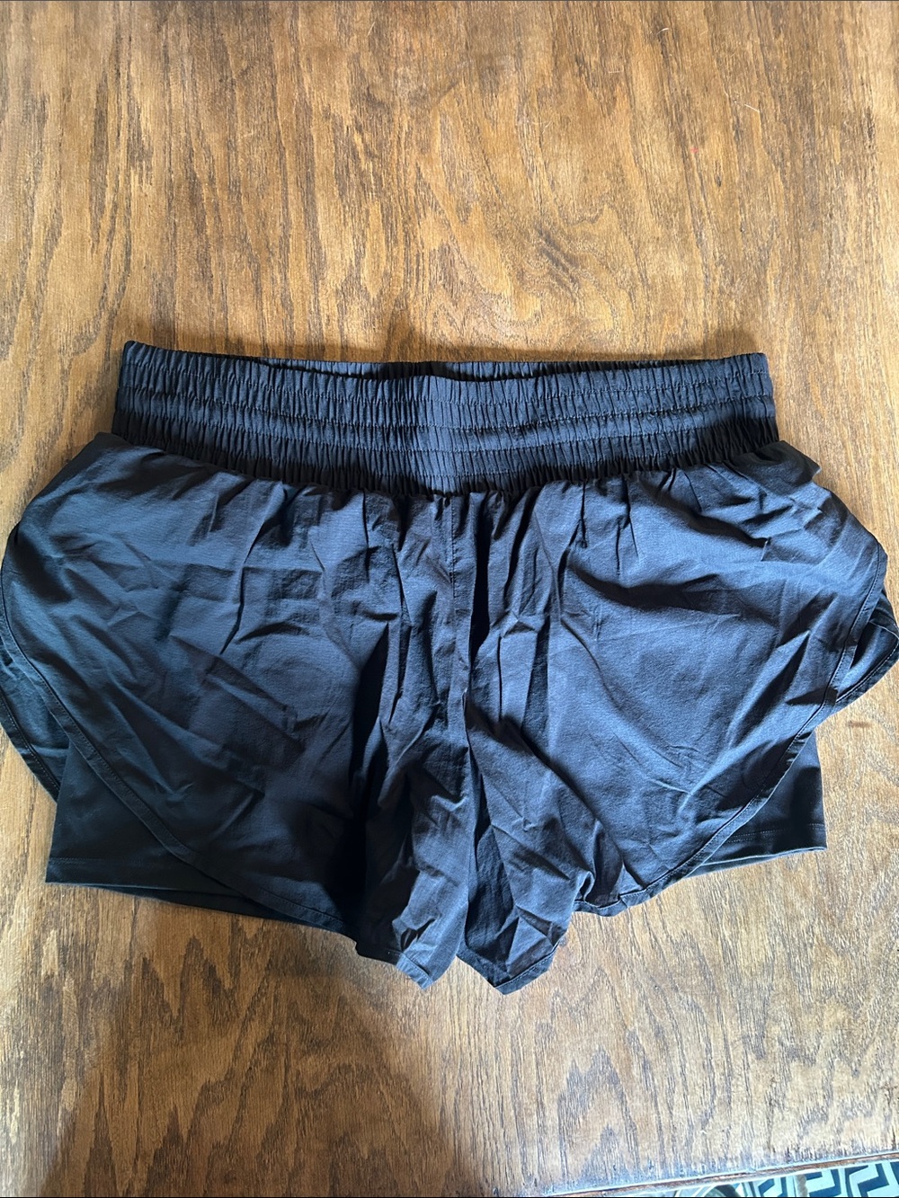 all in motion Black Women's Athletic Shorts with Elastic Waist